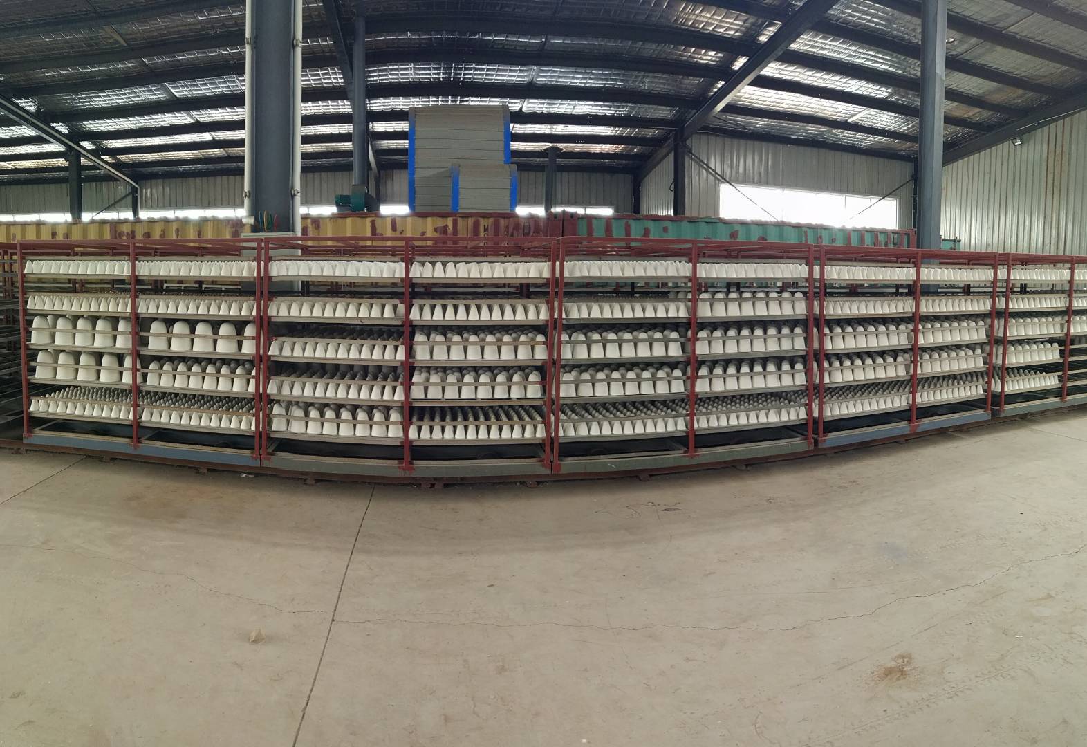 Ceramic fiber production line at Jianan Insulation